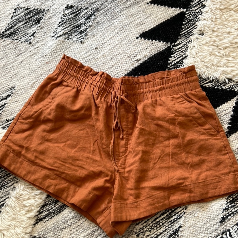 Target tie front shorts